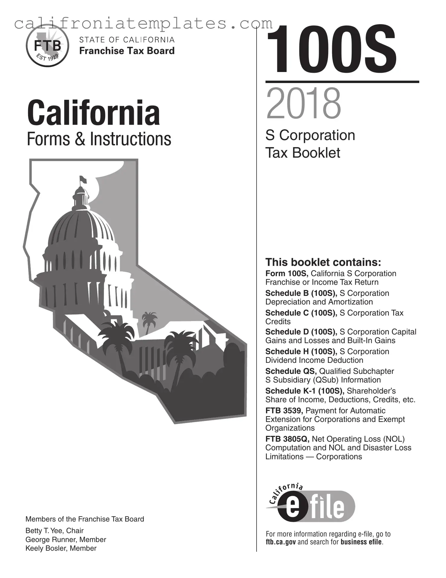 Fill Out a Valid California 100S Template