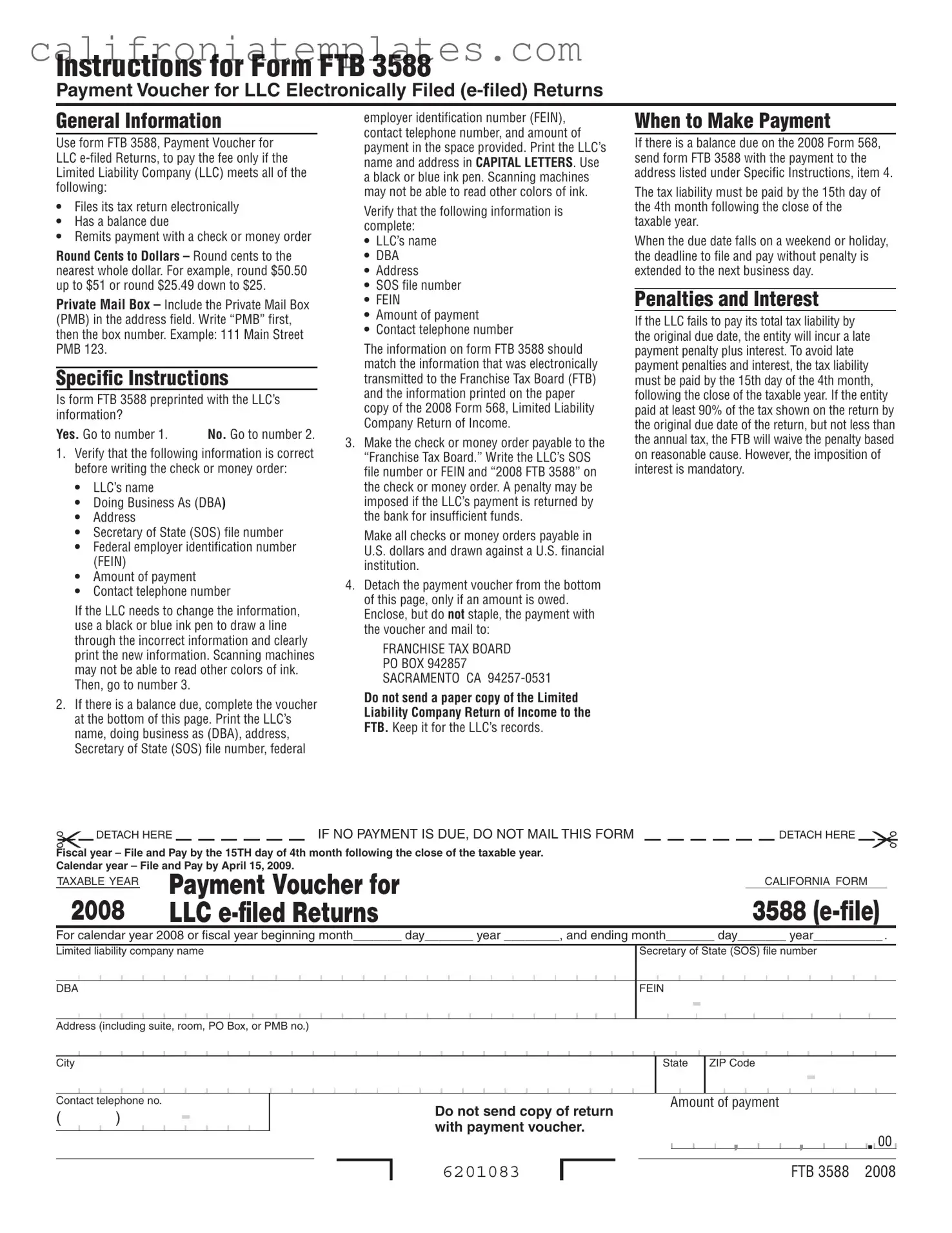 Fill Out a Valid California 3588 Template