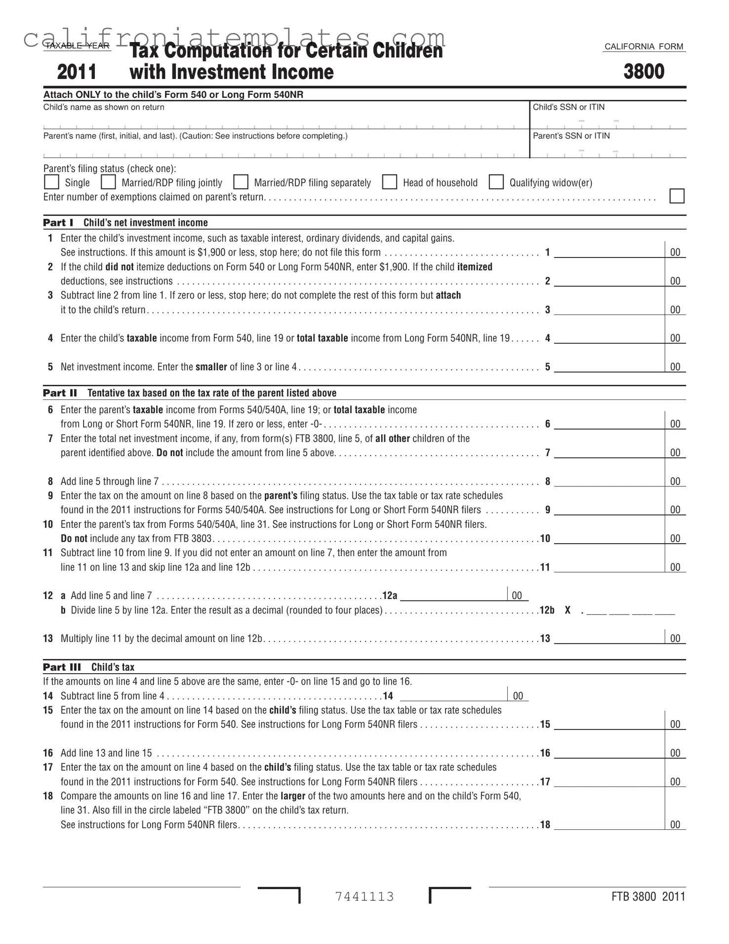 Fill Out a Valid California 3800 Template