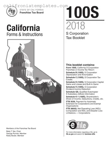 Fill Out a Valid California 100S Template