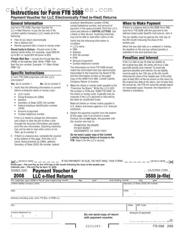 Fill Out a Valid California 3588 Template